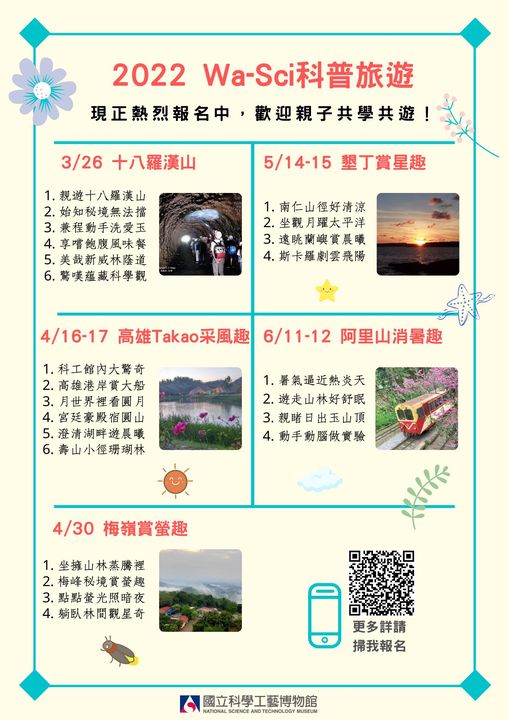 【Wa-Sci科普旅遊】