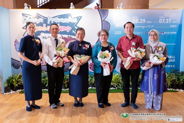 慈濟麻坡靜思堂「防疫戰鬥營」科學展開幕囉！