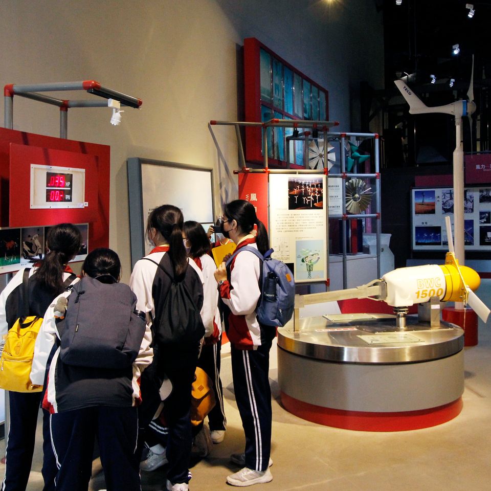 科工館2F【#動力與機械廳】內馬達項目展示