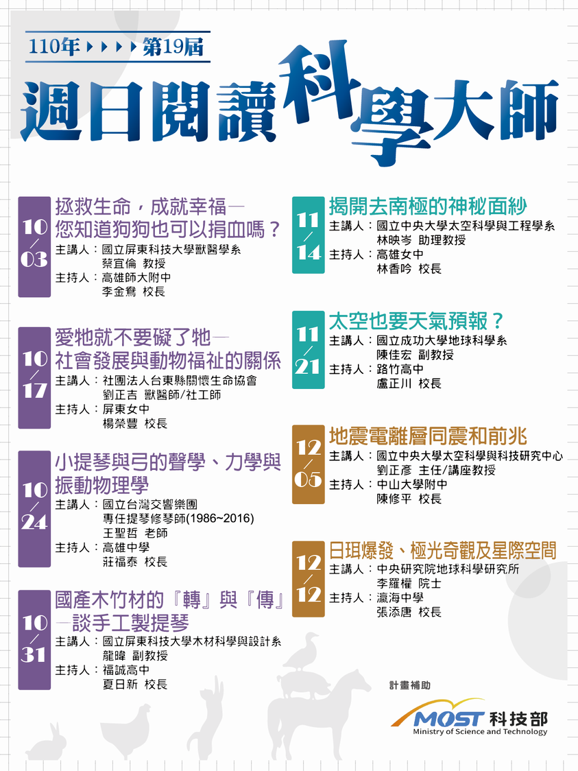 #週日閱讀科學大師 科學世界中有哪些有趣的事物呢？