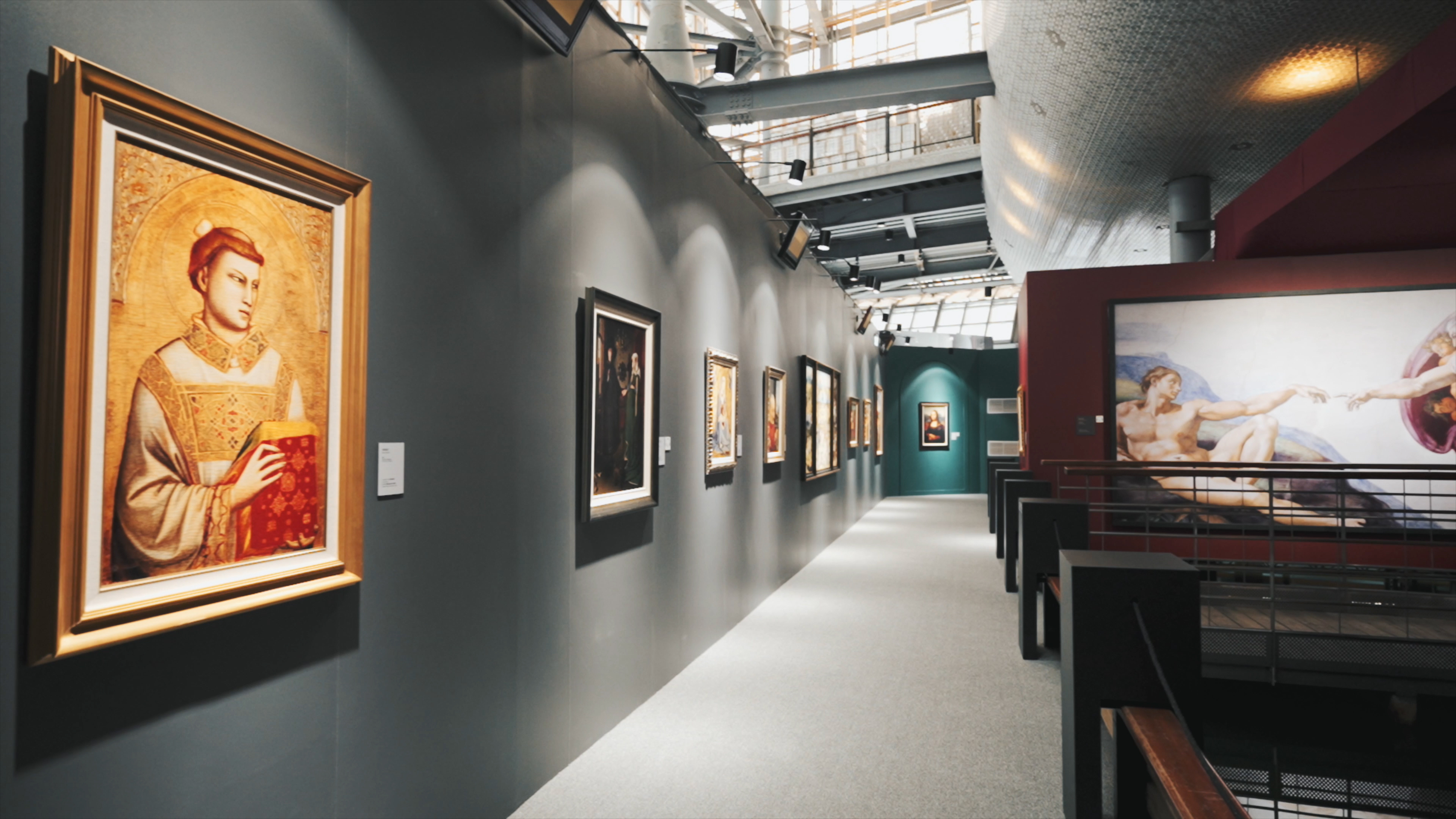 展區 Ⅱ   光之藝廊  現代科技演繹經典名畫