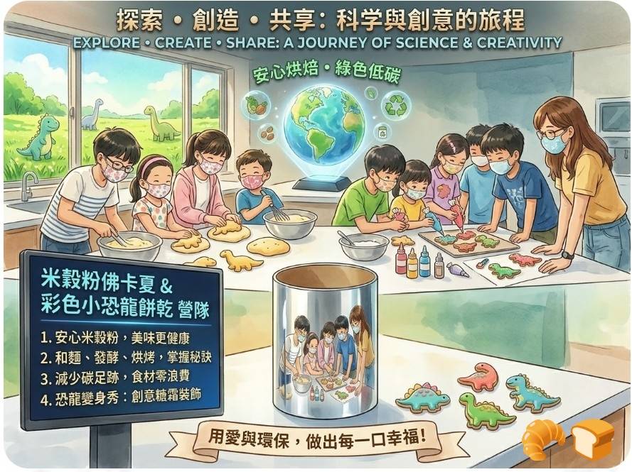 1150721 佛卡夏 米穀粉 恐龍餅乾糖霜 建琪版 加麵包
